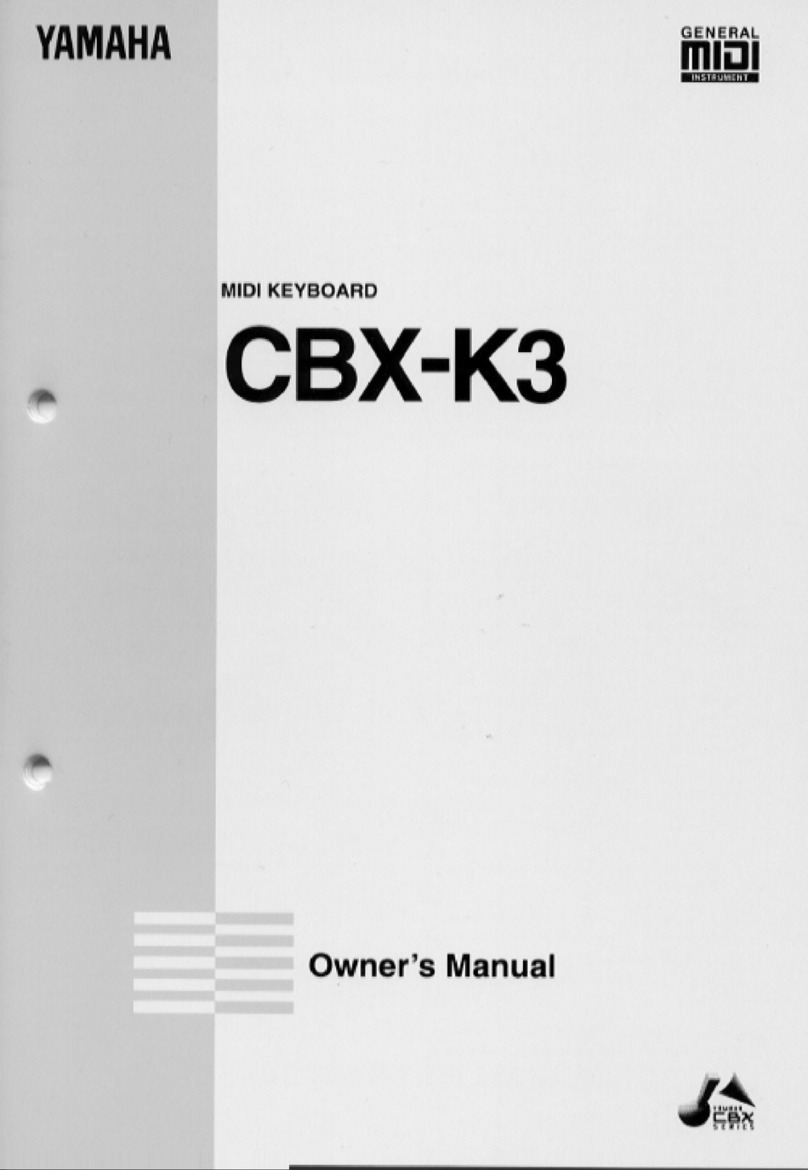 Yamaha CBX-K3 User manual