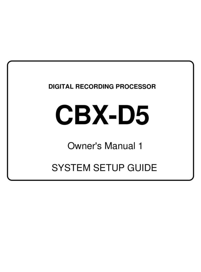 Yamaha CBX-D5 owner's manual