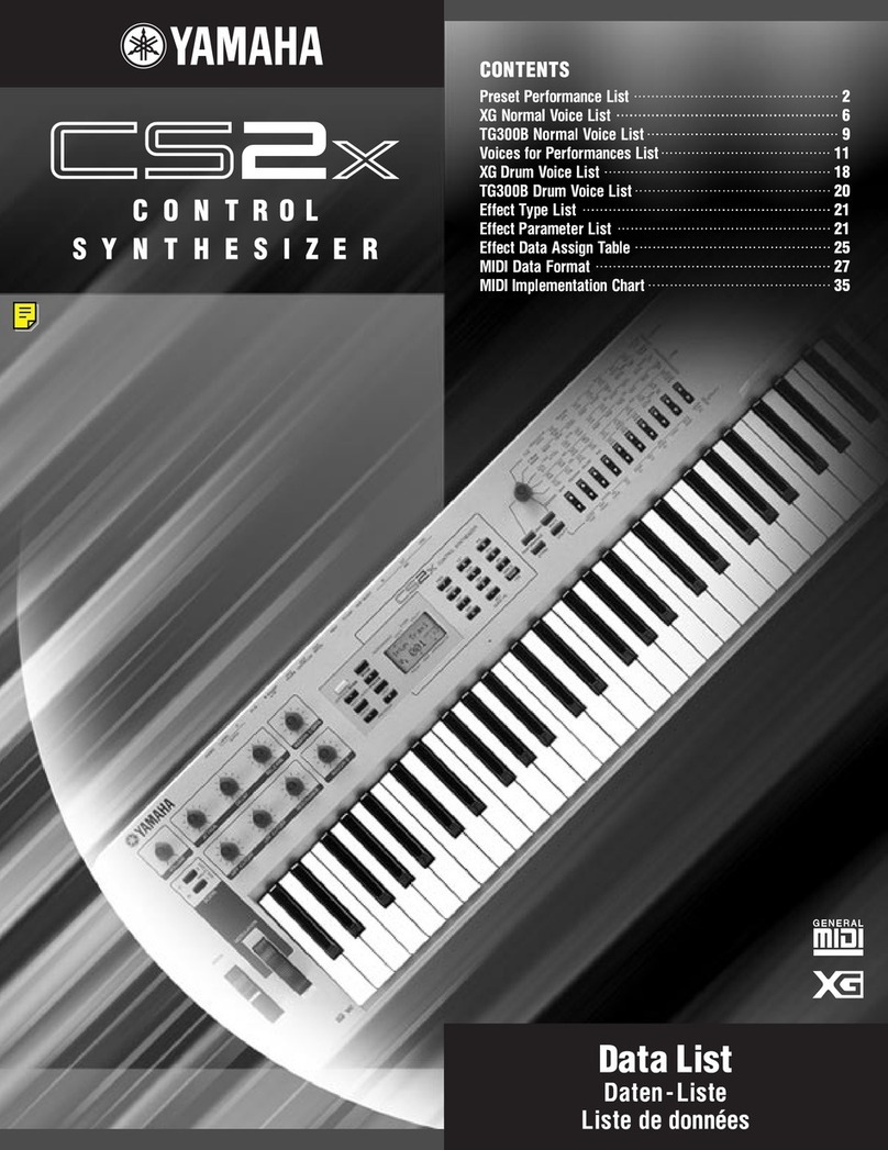 Yamaha CS2x Instruction Manual