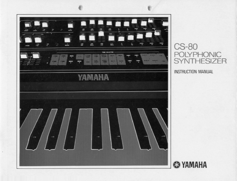 Yamaha CS-80 User manual