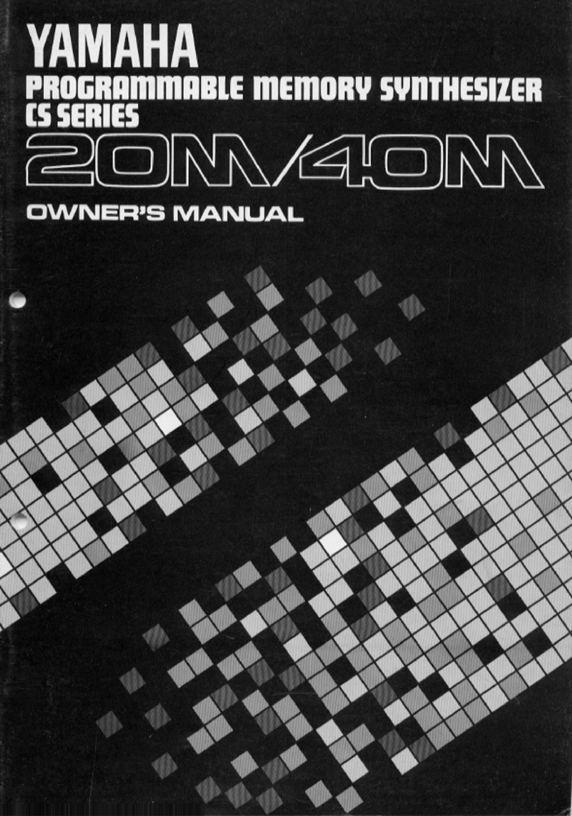 Yamaha CS-20M User manual