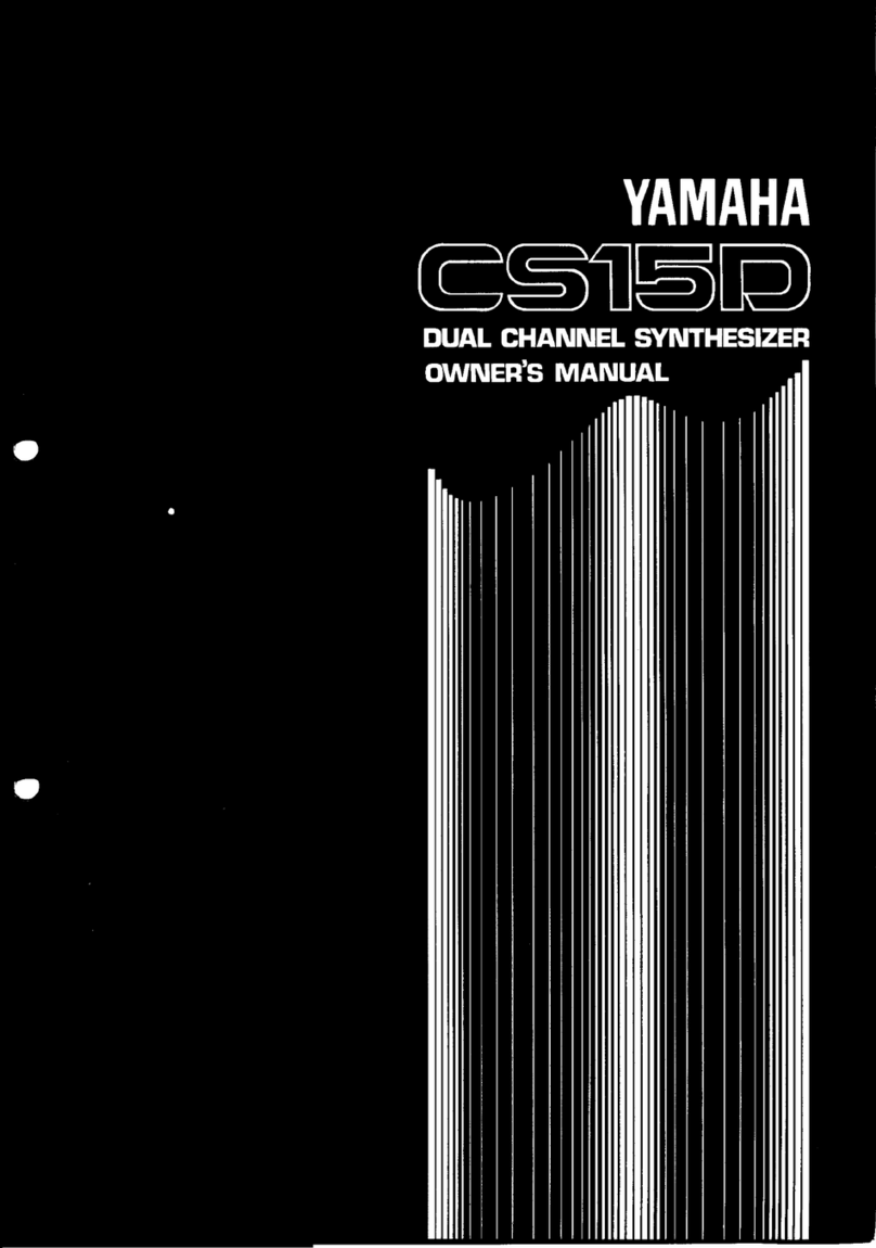 Yamaha CS15D User manual Yamaha CS15D User manual