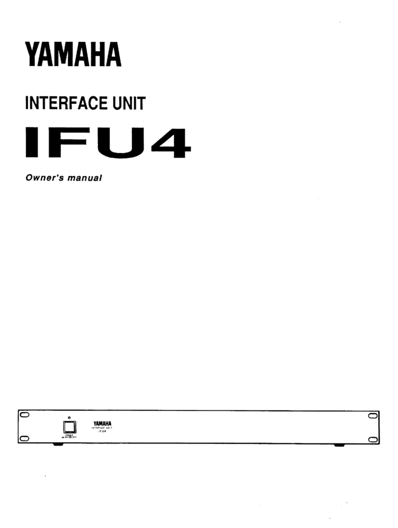 Yamaha IFU4 owner's manual