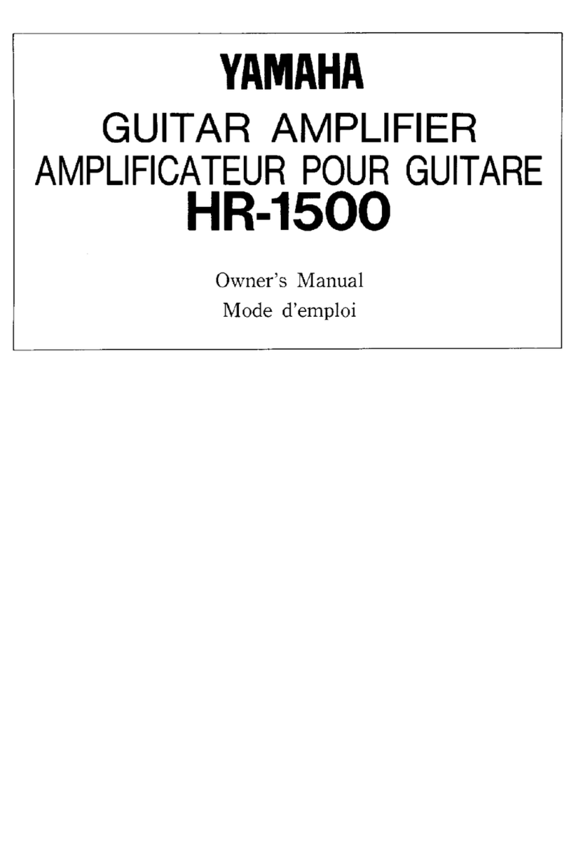 Yamaha HR-1500 owner's manual