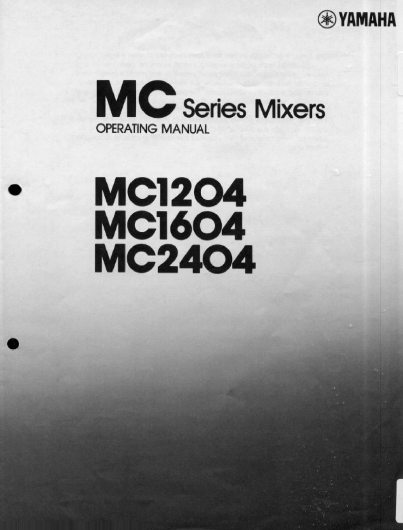 Yamaha MC1204 User manual