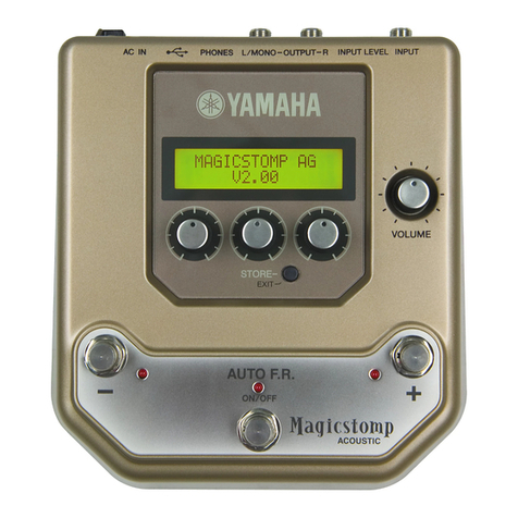 Yamaha MagicStomp User manual