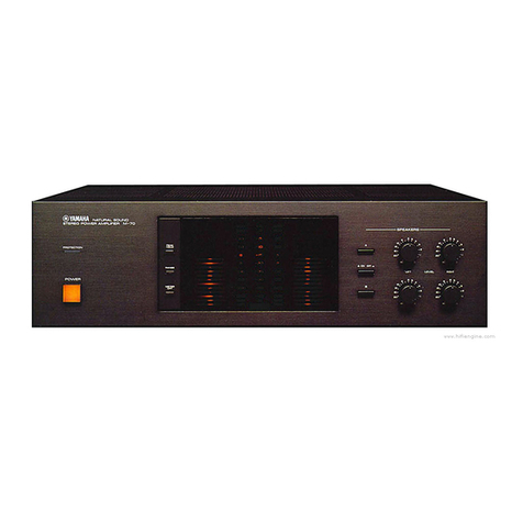 Yamaha M-70 owner's manual