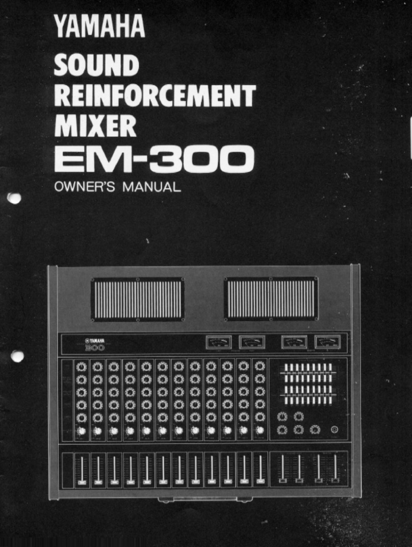 Yamaha EM-300 User manual Yamaha EM-300 User manual