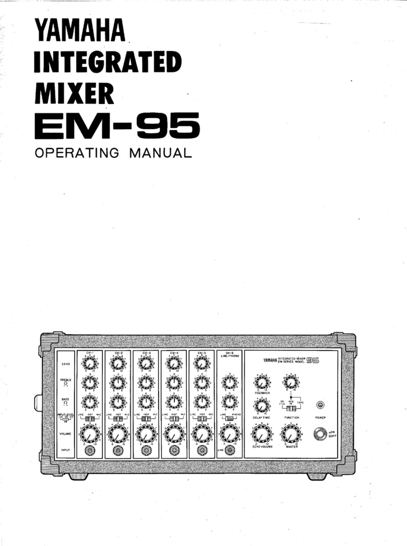Yamaha EM-95 User manual Yamaha EM-95 User manual