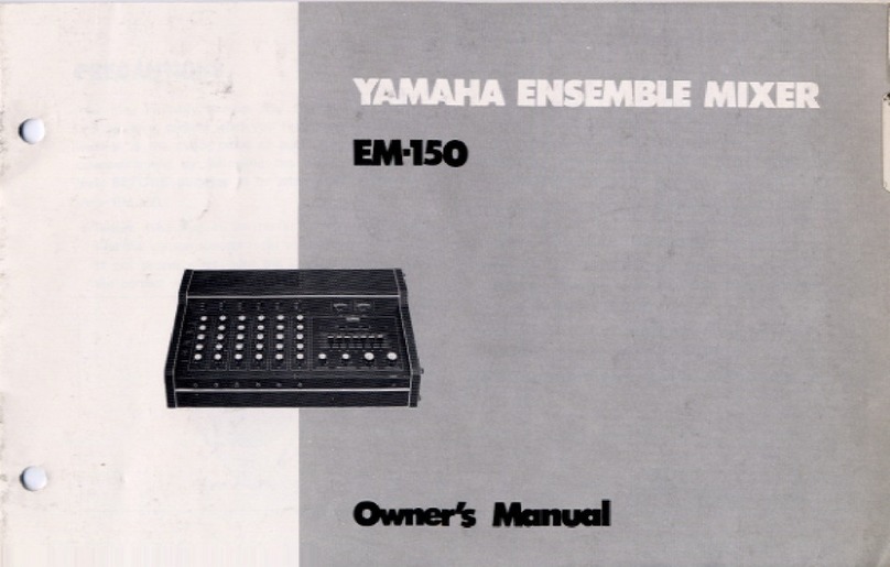 Yamaha EM-150 owner's manual