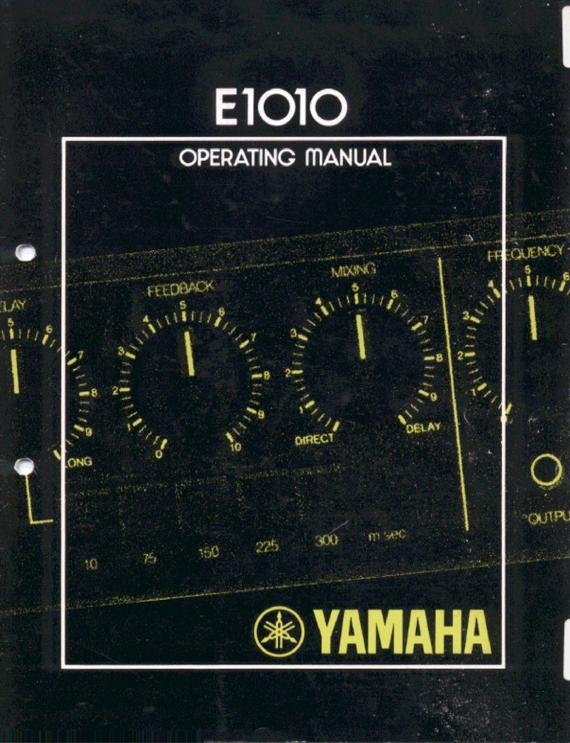 Yamaha E1010 operating manual