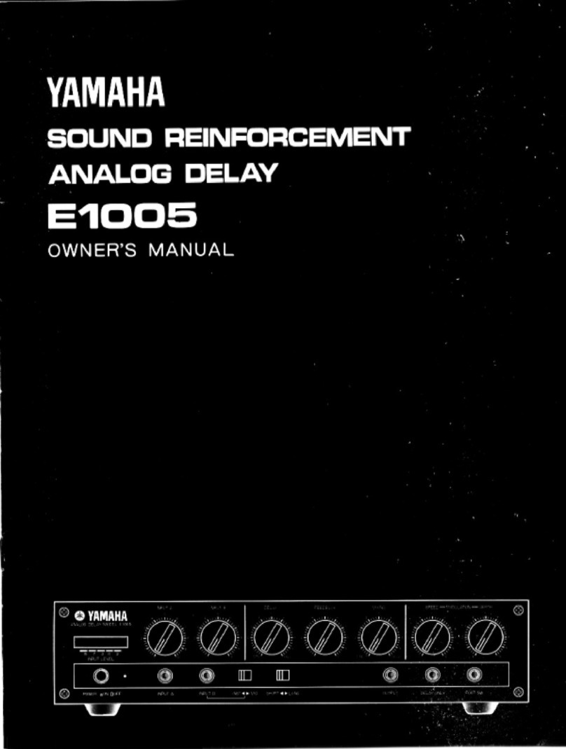 Yamaha E1005 owner's manual