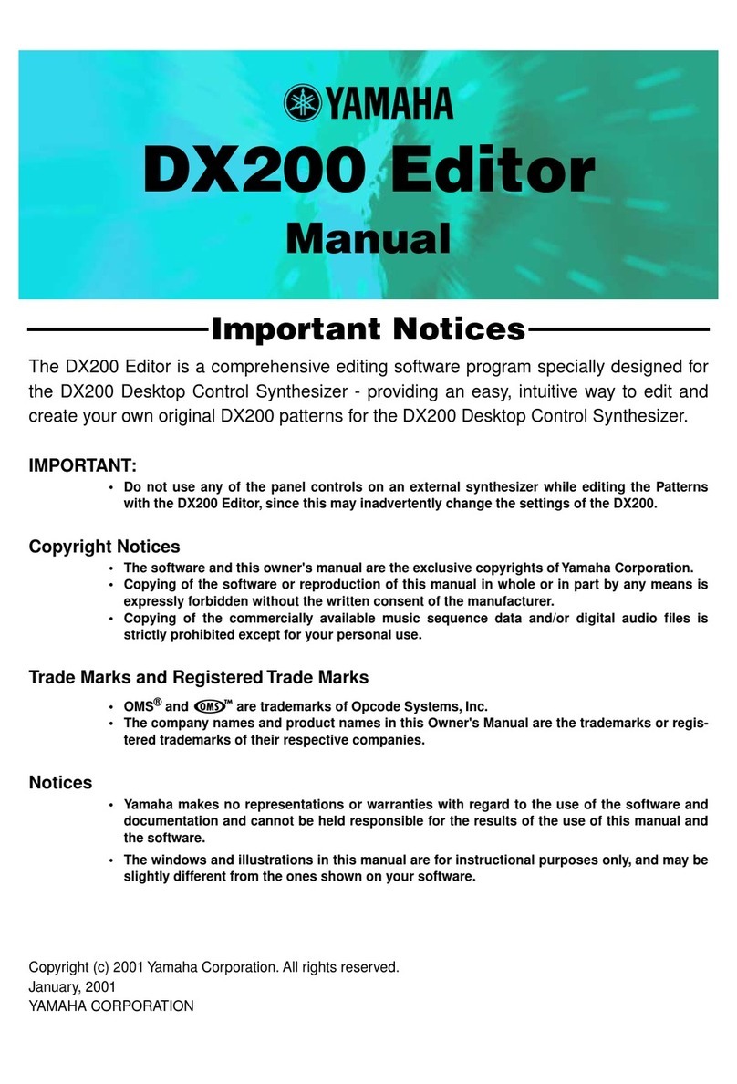 Yamaha Loopfactory DX200 owner's manual