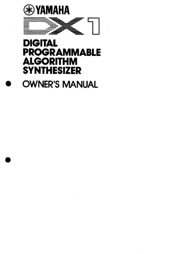 Yamaha DX1 User manual