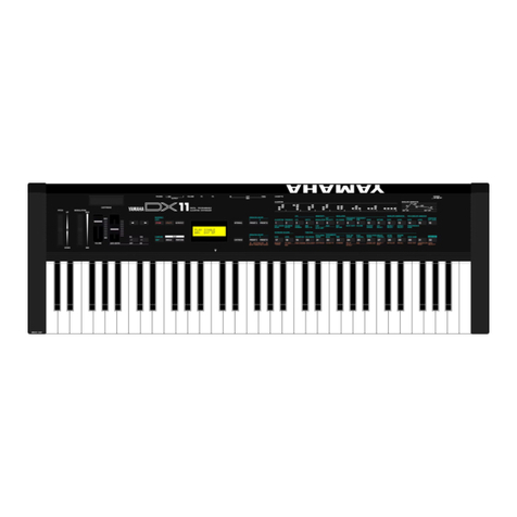 Yamaha DX11 User manual Yamaha DX11 User manual