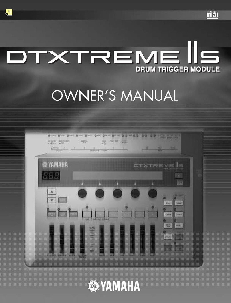 Yamaha DTXTREME IIs User manual