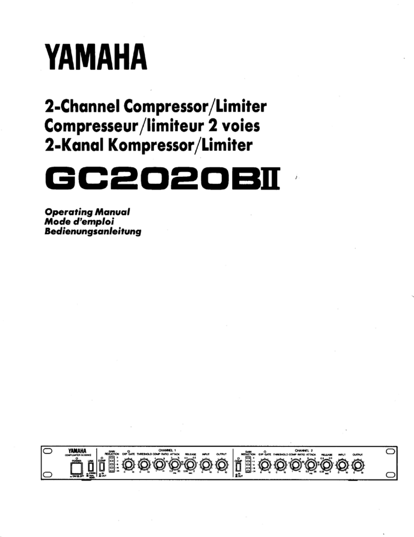 Yamaha GC2020BII User manual