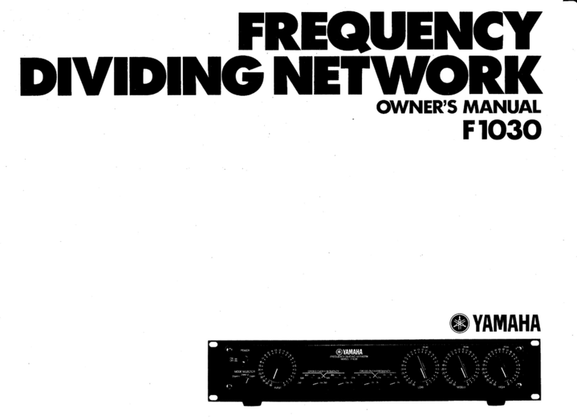 Yamaha F1030 User manual