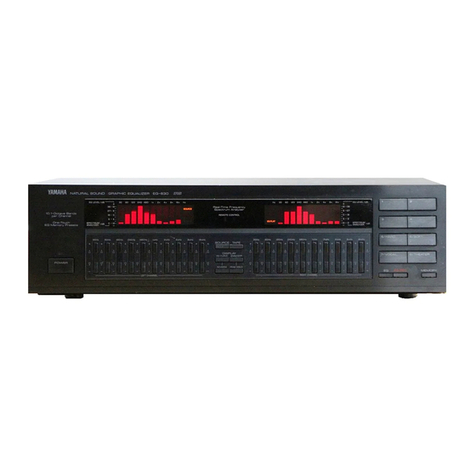 Yamaha EQ-630 User manual Yamaha EQ-630 User manual