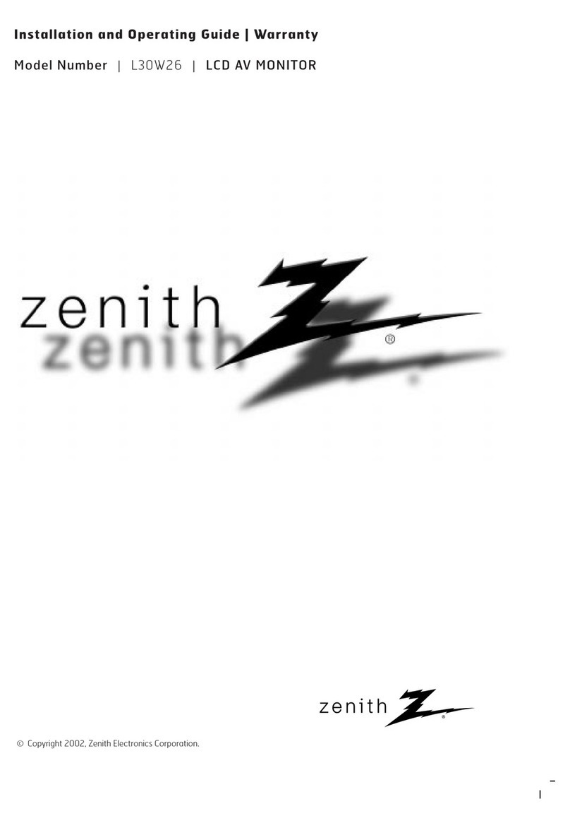 Zenith L30W26 Installation guide