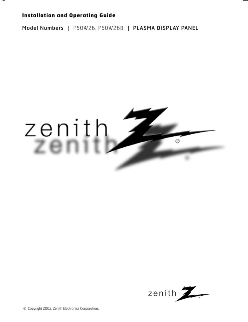 Zenith P50W26 Installation guide