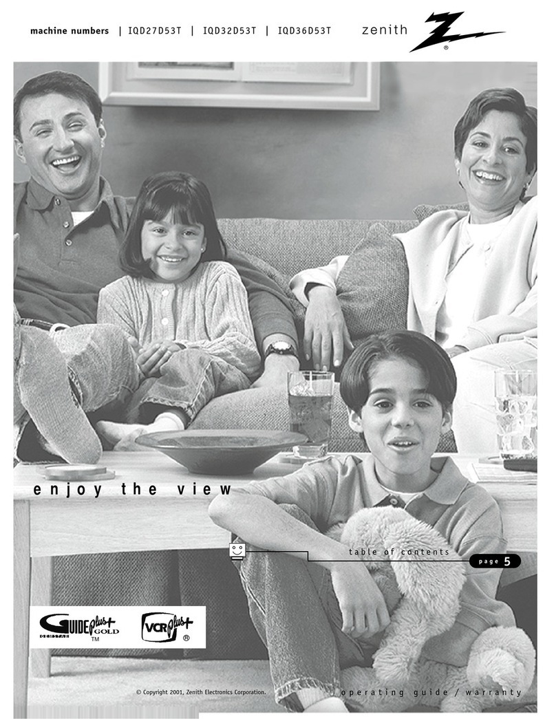 Zenith IQD27D53T User manual