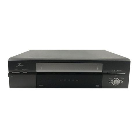 Zenith VRD2125 User manual