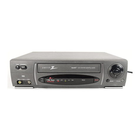 Zenith VRC210 User manual