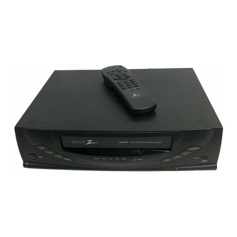 Zenith VRB210 User manual