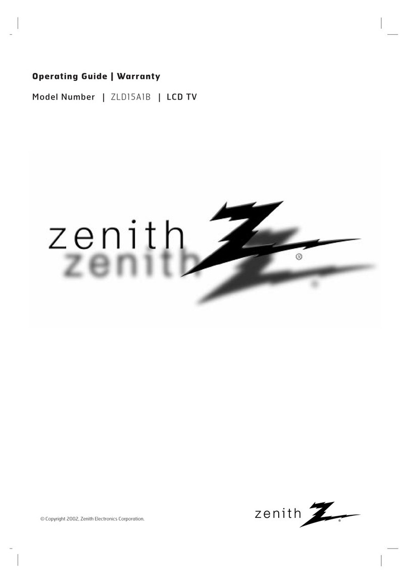 Zenith ZLD15A1B User manual