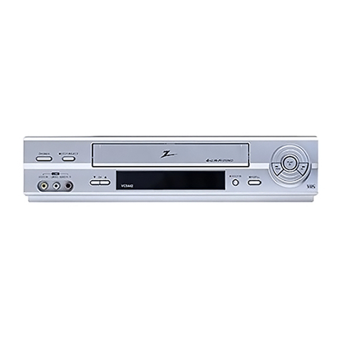 Zenith VCS442 Installation guide