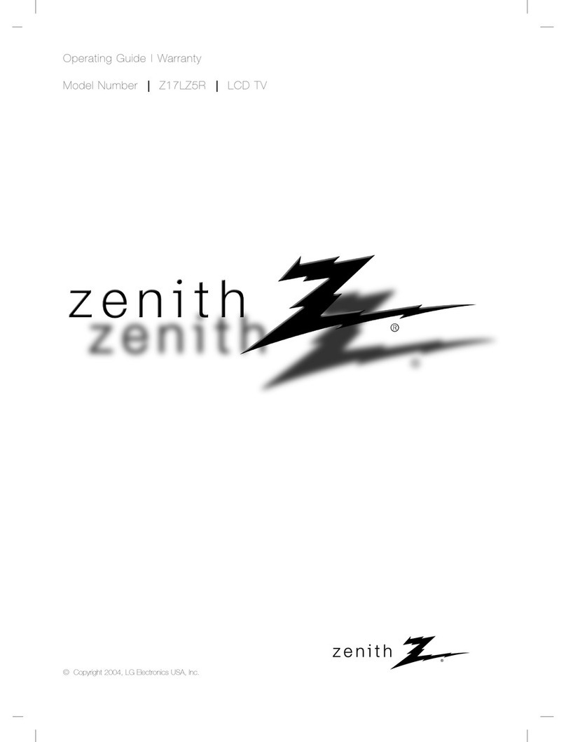 Zenith Z17LZ5R User manual