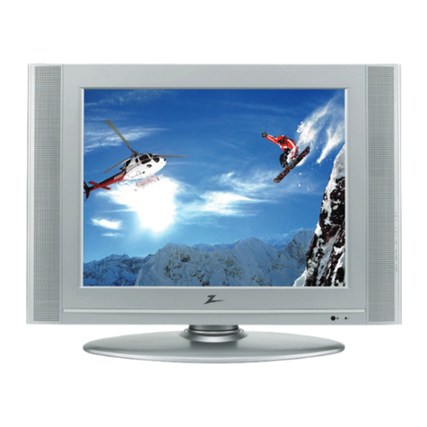 Zenith Z15LA7R - 15" Flat Panel HD-Ready LCD TV User manual