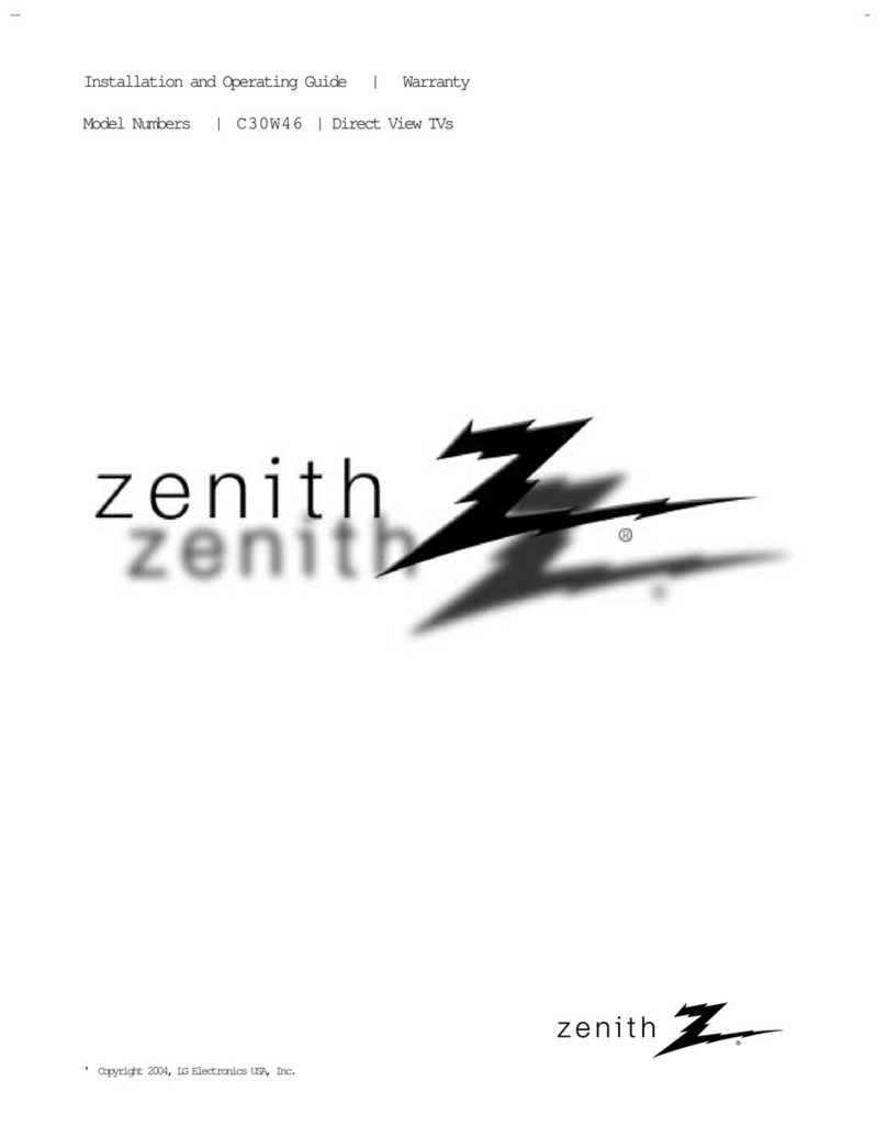 Zenith C30W46 Operating and maintenance manual