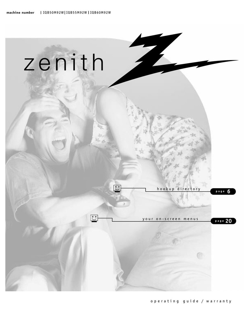 Zenith IQB50M92W User manual