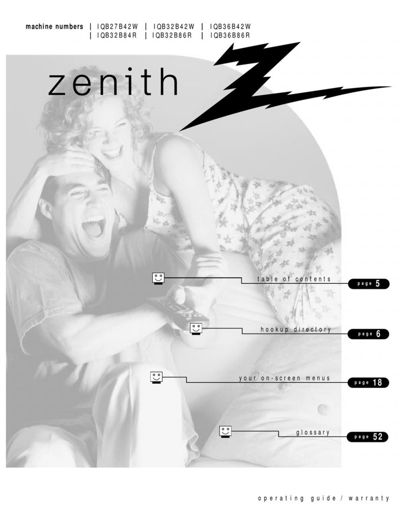 Zenith IQB27B42W User manual