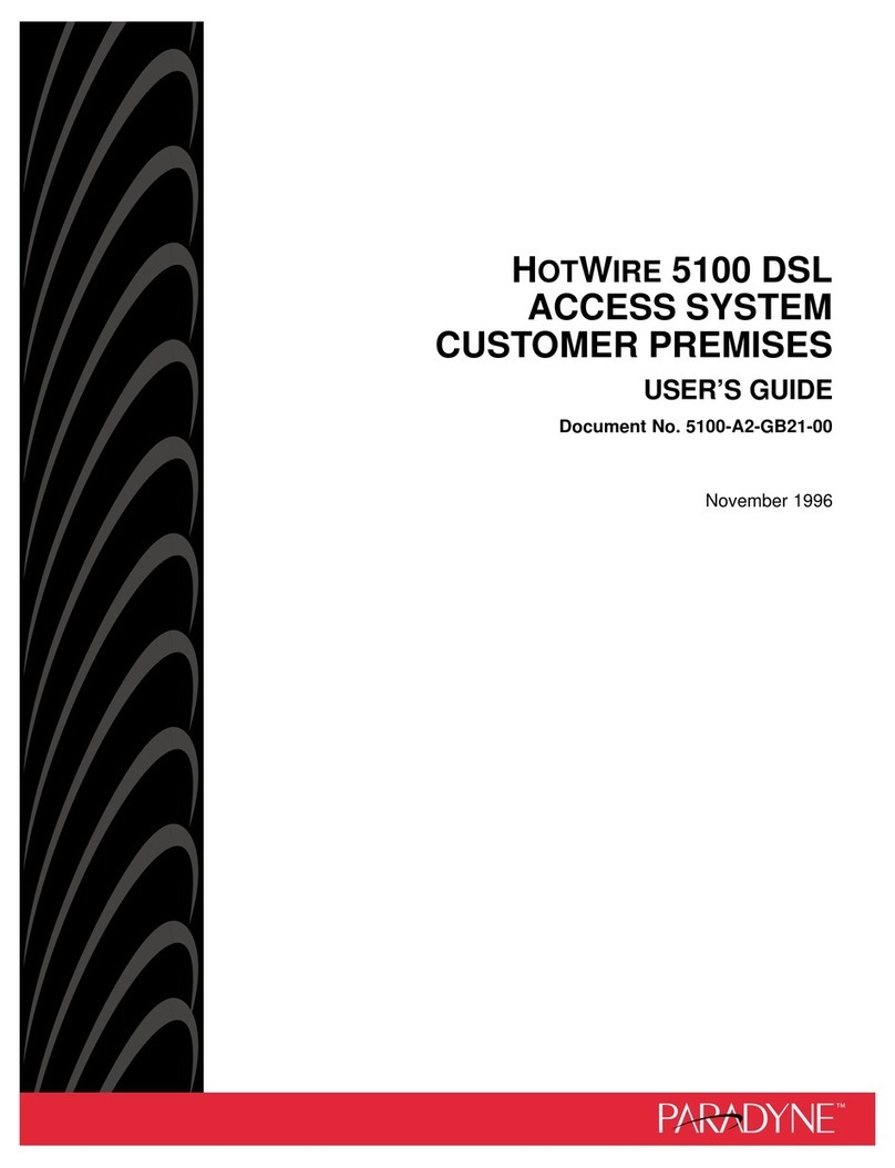 Paradyne Hotwire 5100 user guide