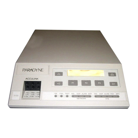 Paradyne 3100 Series Quick installation