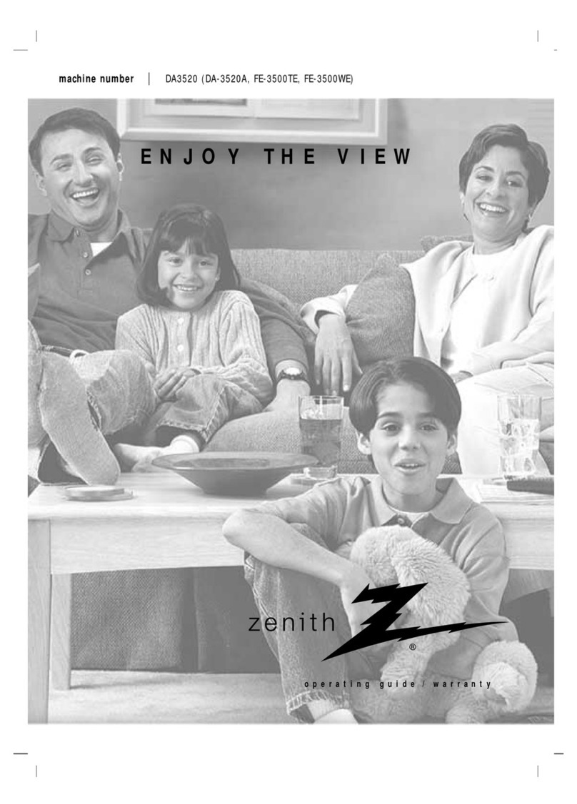Zenith DA3520 User manual