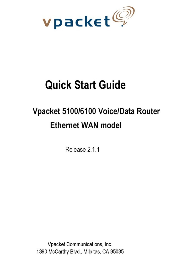 vpacket 6100 Series User manual