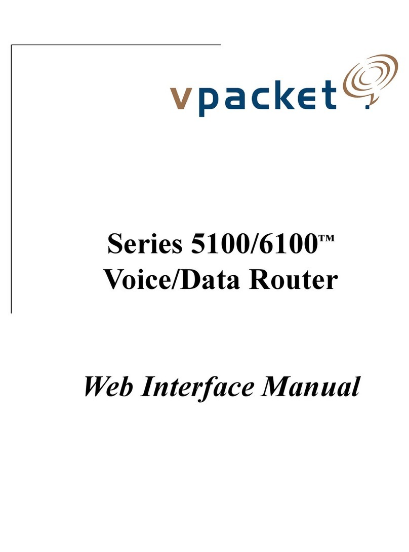 vpacket 6100 Series User manual