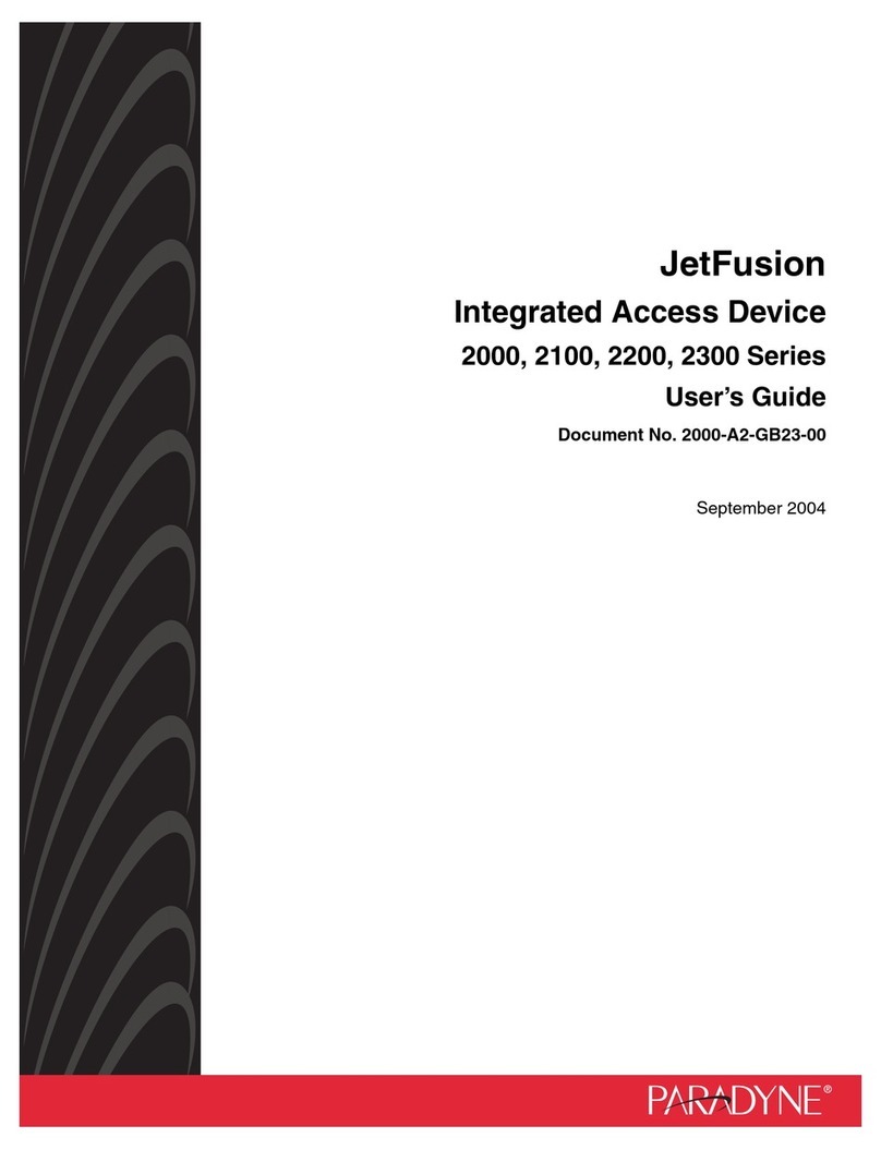 Paradyne JetFusion 2100 Series user guide