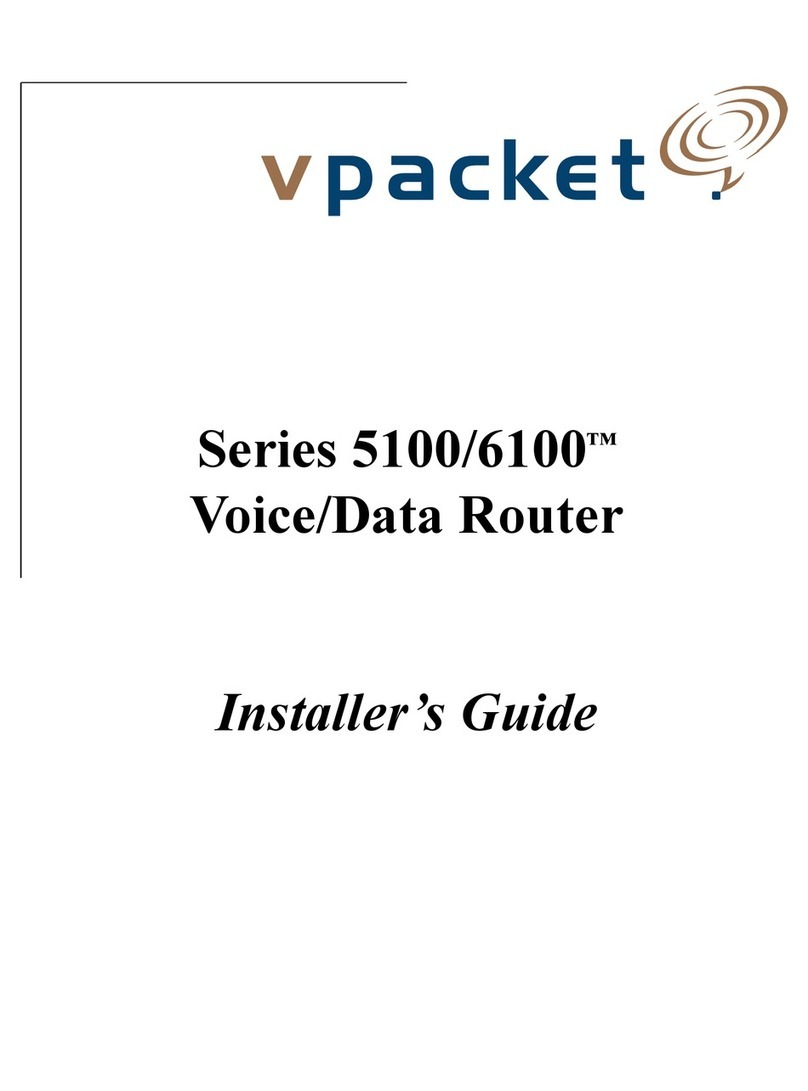 vpacket 6100 Series Assembly instructions