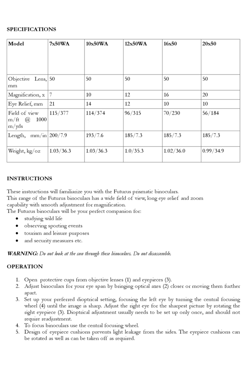 Yukon Futurus Pro 7x50WA instructions