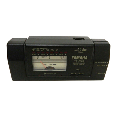 Yamaha YT-2000 owner's manual