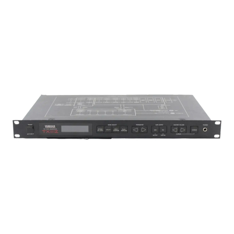 Yamaha TX-81Z owner's manual
