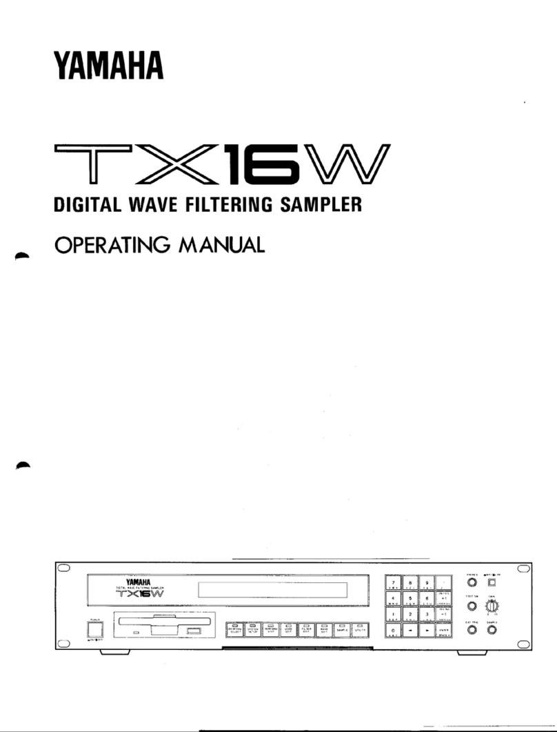 Yamaha TX16W User manual