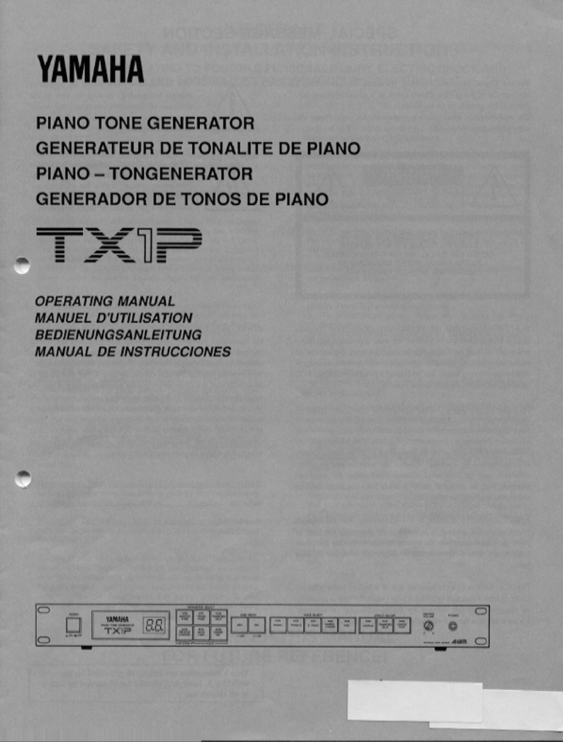 Yamaha TX1P operating manual