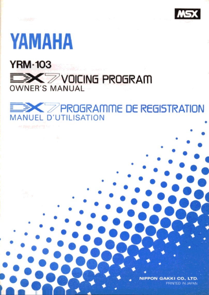 Yamaha YRM-103 owner's manual