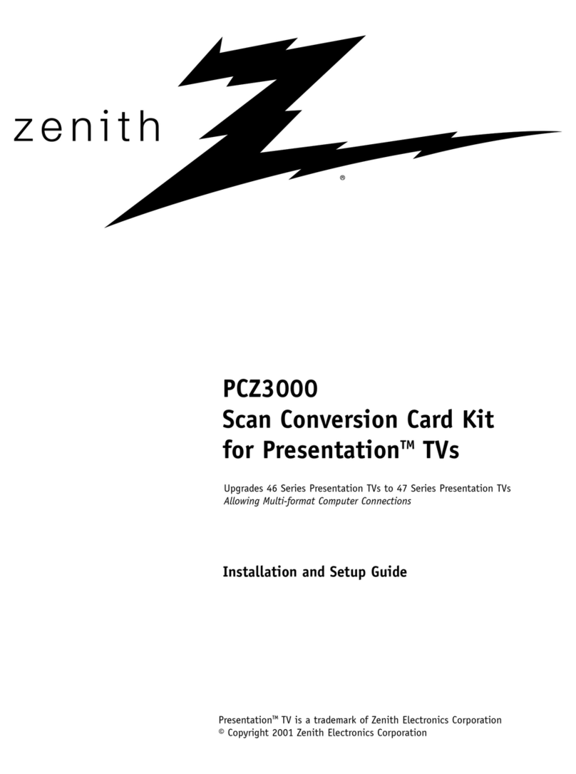 Zenith PCZ3000 Assembly instructions